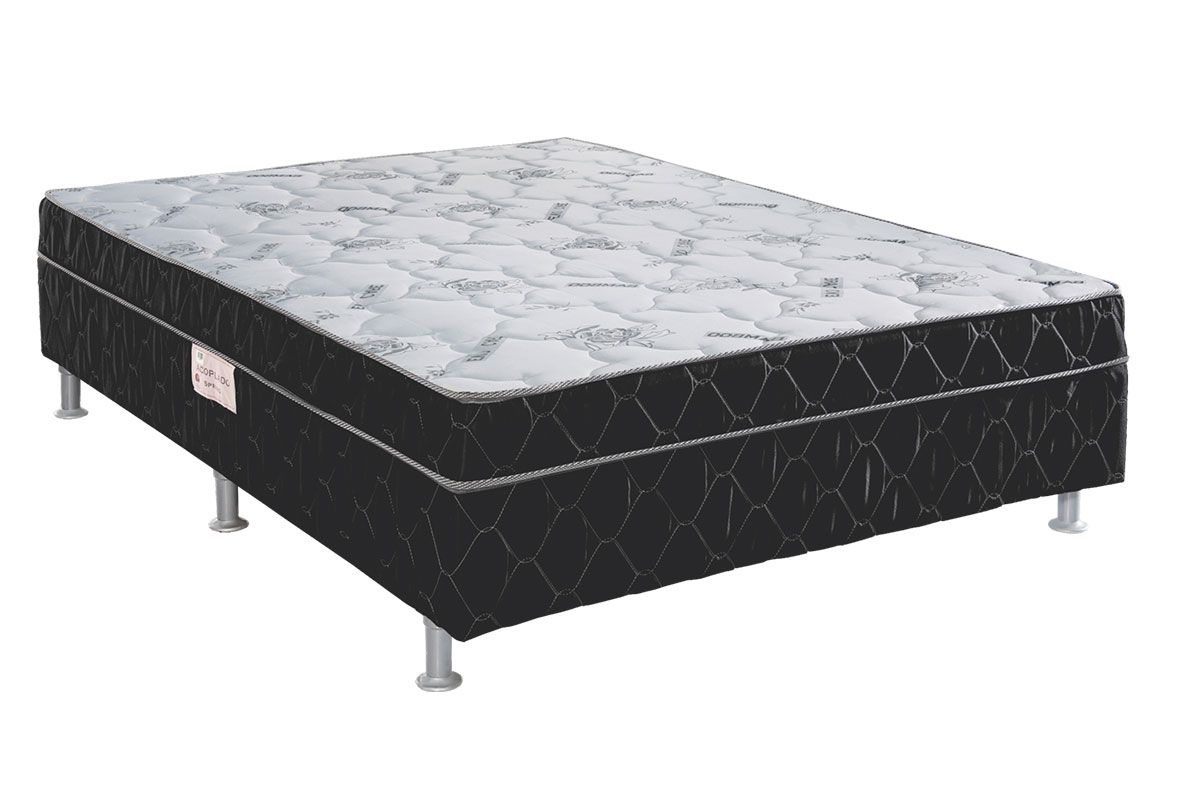 Cama Box Conjugado c/Colchão Springs Black Probel