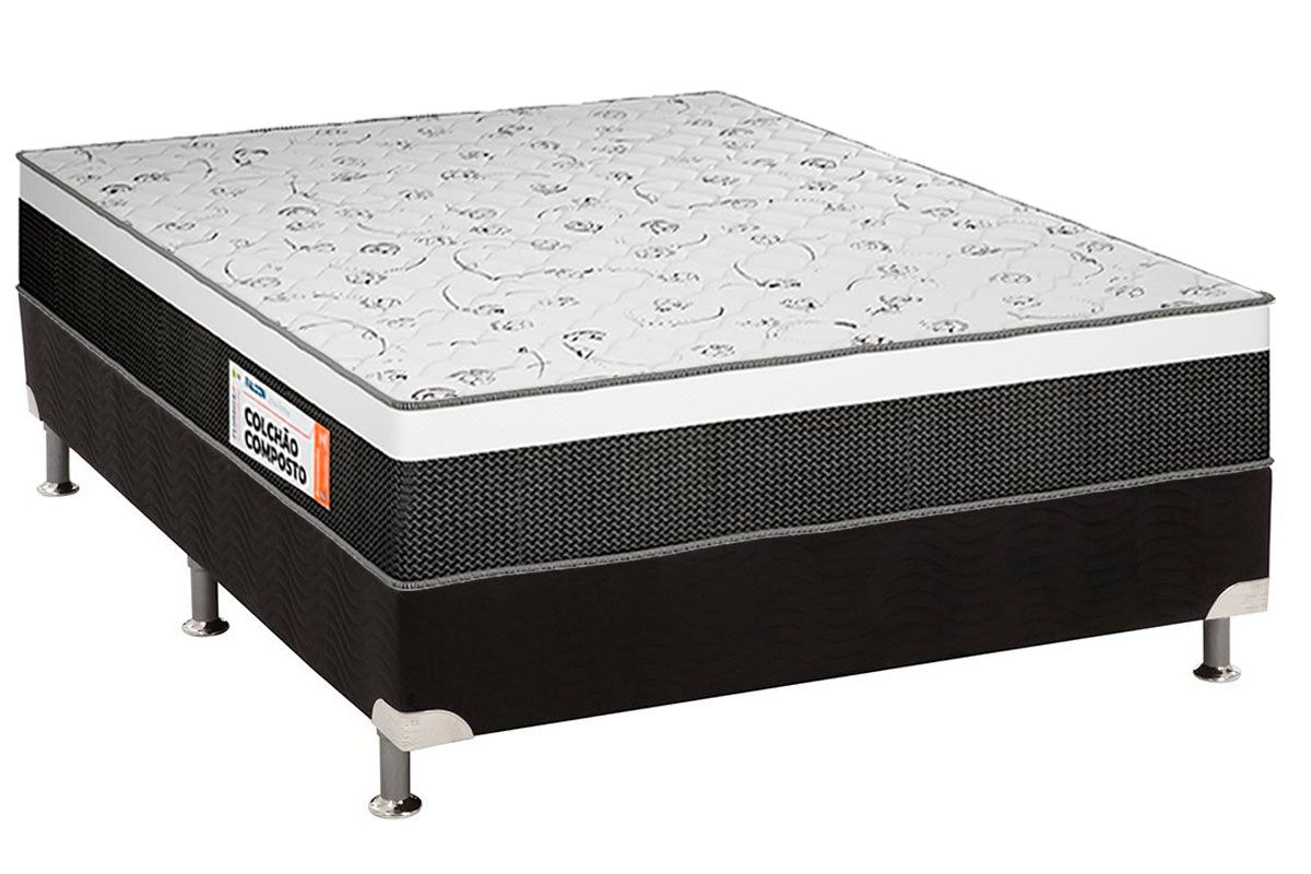 Colchão Casal Ortopédico Plumatex Falcon Ultra Firme 138x20
