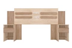 Cabeceira Cama Box Madeirado Casal Triunfo 2Gavs-Demóbile