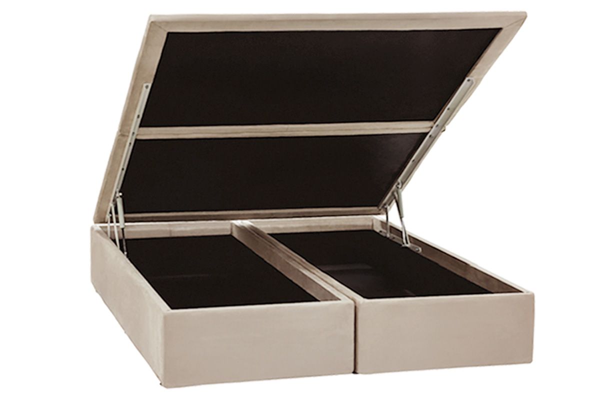 Cama Box Baú Queen Ortobom Light Physical Suede Clean 158x39