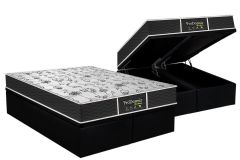Cama Box Baú Filhão +Colchão Molas Sleep Probel