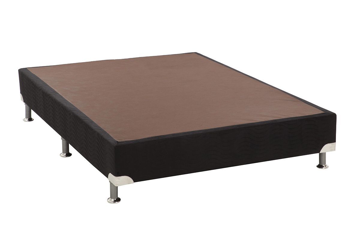 Cama Box Ortobom Suede Black