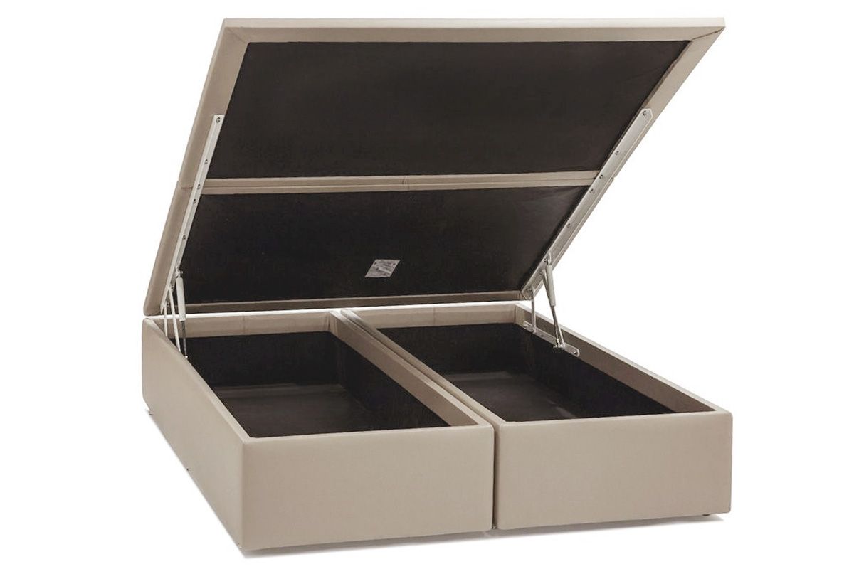 Cama Box Baú King Ortobom Light Physical Corano Clean 186x39