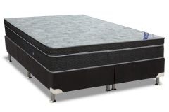 Cama Box Filhão +Colchão Molas Light Ortobom
