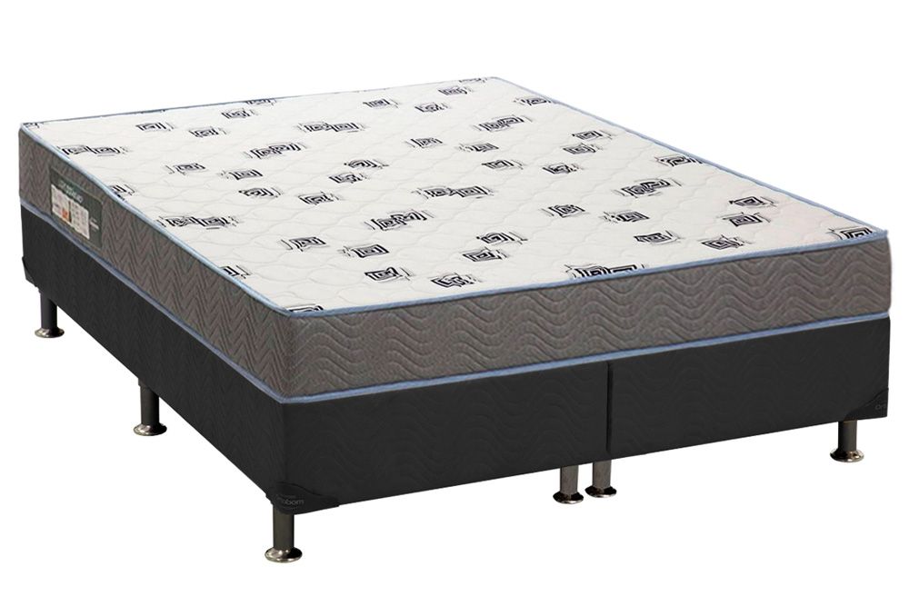 Cama Box CRC +Colchão Espuma D33 Light Ortobom