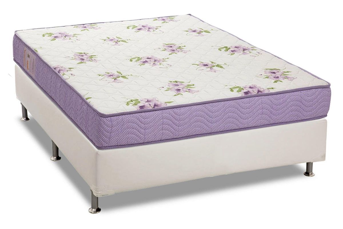 Cama Box CRC +Colchão D23 Physical Super Ortobom