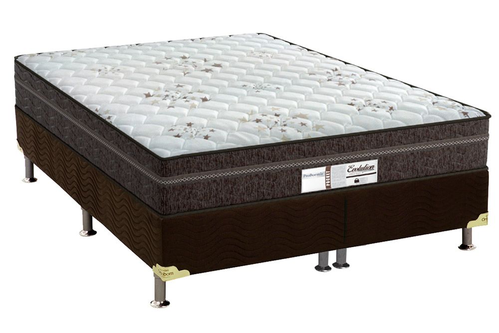 Cama Box CRC +Colchão Molas Evolution Probel