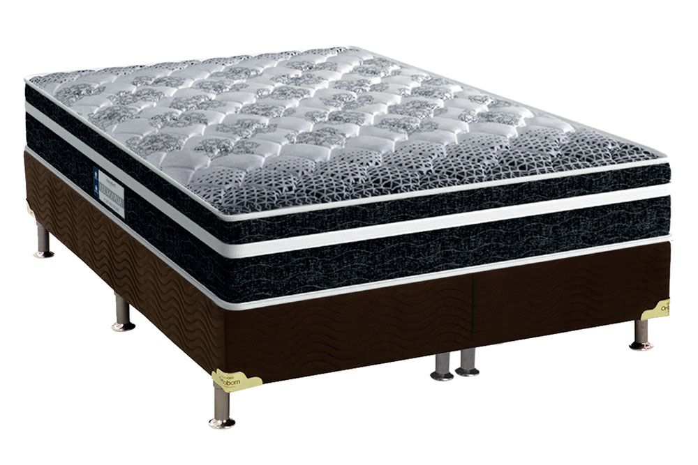 Cama Box CRC +Colchão Ortopédico Tech1500 Probel