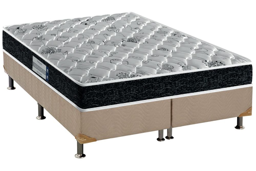 Cama Box CRC +Colchão Ortopédico Tech2000 Probel