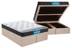 Cama Box Baú Filhão +Colchão Ortopédico Middle Probel