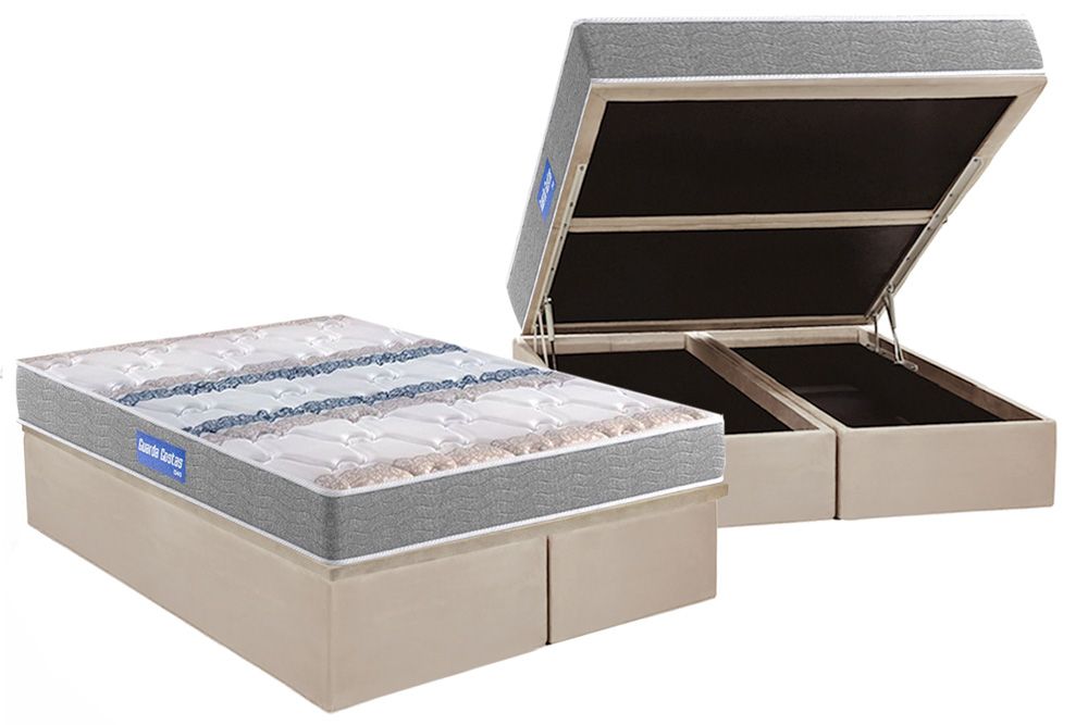 Cama Box Baú CRC +Colchão D45 Guarda Costas Probel