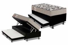 Cama Baú c/Aux Filhão +Colchão D26 Ortobom