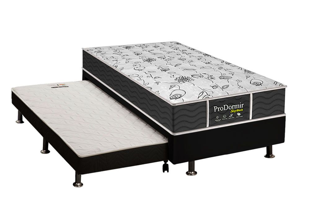 Cama Box c/Aux CRC +Colchão Molas Sleep Probel
