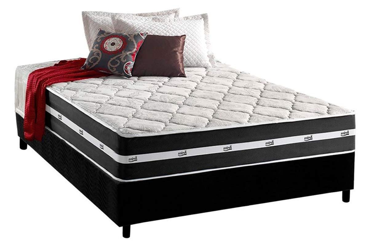Cama Box CRC +Colchão Molas Classic Anjos