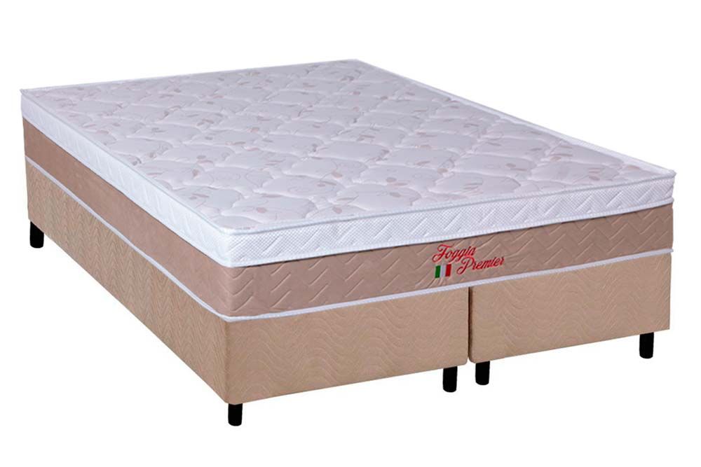 Cama Box CRC +Colchão Ortopédico Premier Orthoflex