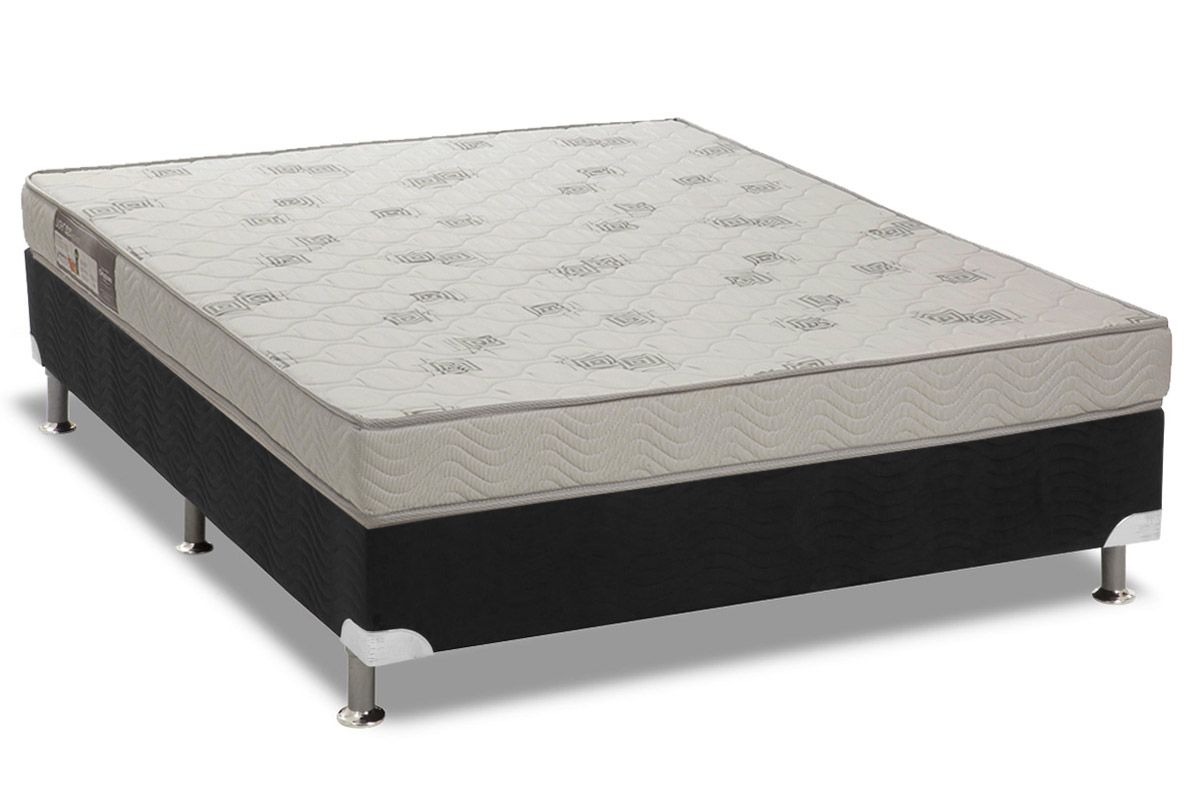 Cama Box CRC +Colchão Espuma D23 Light Ortobom
