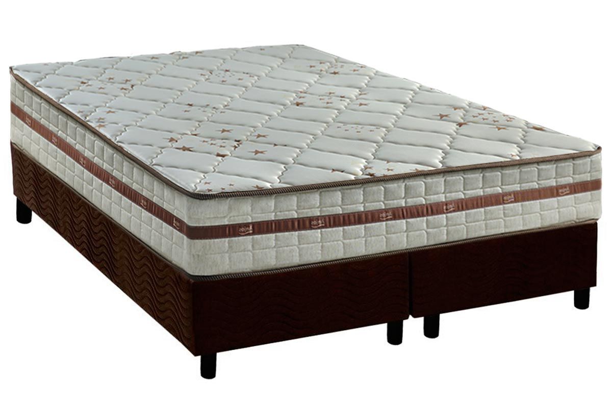 Cama Box CRC +Colchão Molas Classic Anjos