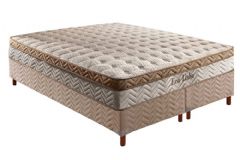 Cama Box Filhão +Colchão Molas Eco Linho Paropas