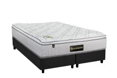 Cama Box Filhão +Colchão Molas Trade Luckspuma