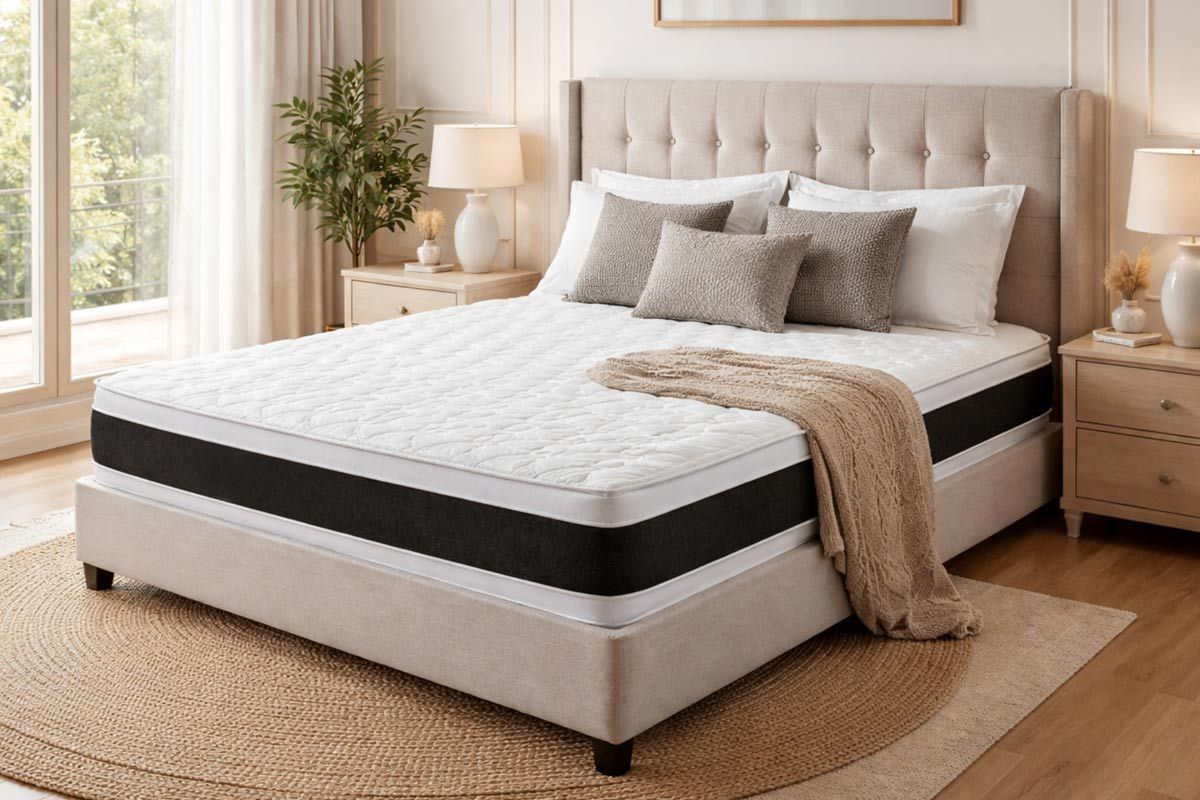 Colchão D45 Castor Black White Double Face