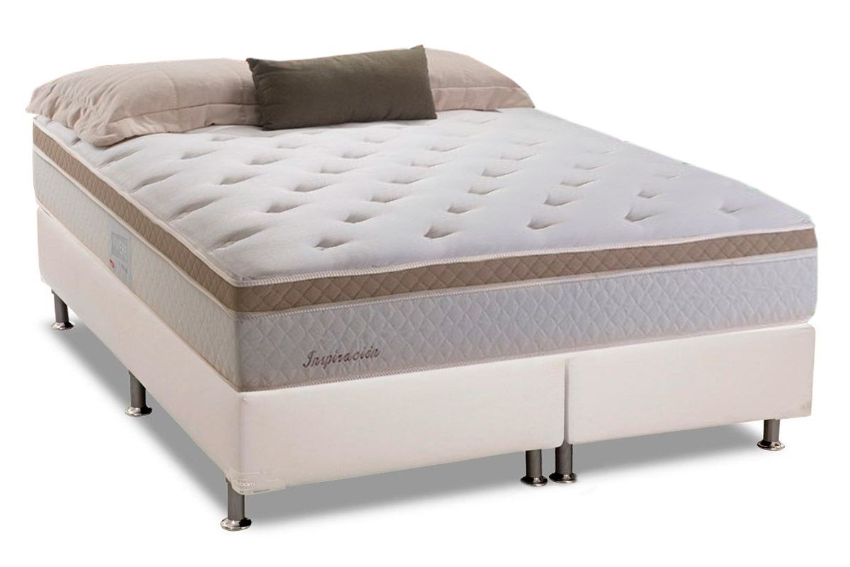 Cama Box CRC +Colchão Molas Inspiracion Herval