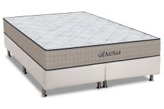 Cama Box Filhão +Colchão Espuma D45 Genova Orthoflex