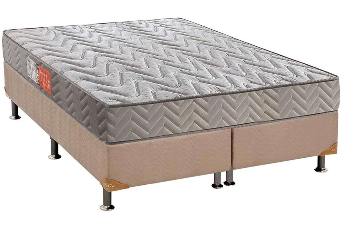 Cama Box CRC +Colchão Espuma D45 Pasquale Paropas