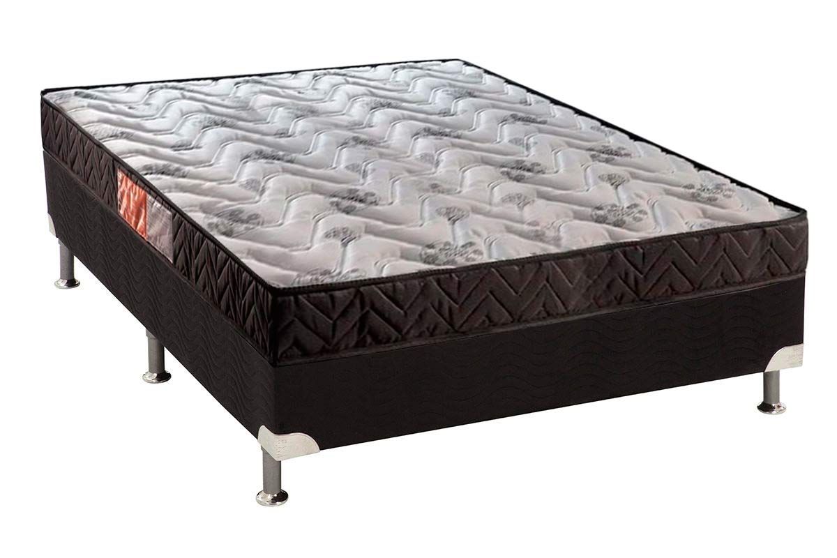 Cama Box CRC +Colchão Espuma D23 Pasquale Paropas