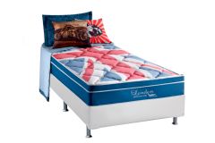 Cama Box Filhão +Colchão Molas London Anjos