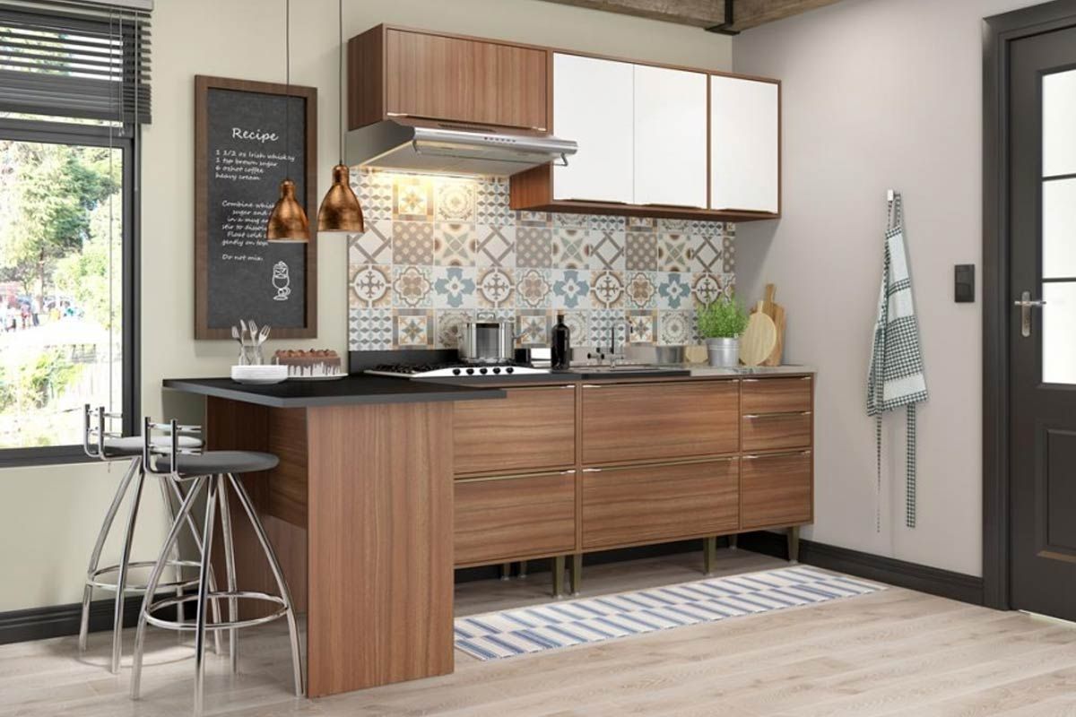 Cozinha Completa Multimóveis Cabrália 5455 5 Peças