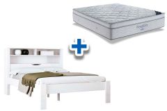 Colchão Casal Freedom Ortobom + Cama Invicta