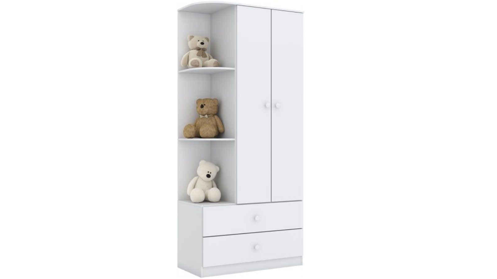 Guarda Roupa Infantil Labirinto c/2 Portas e 2 Gavetas Henn
