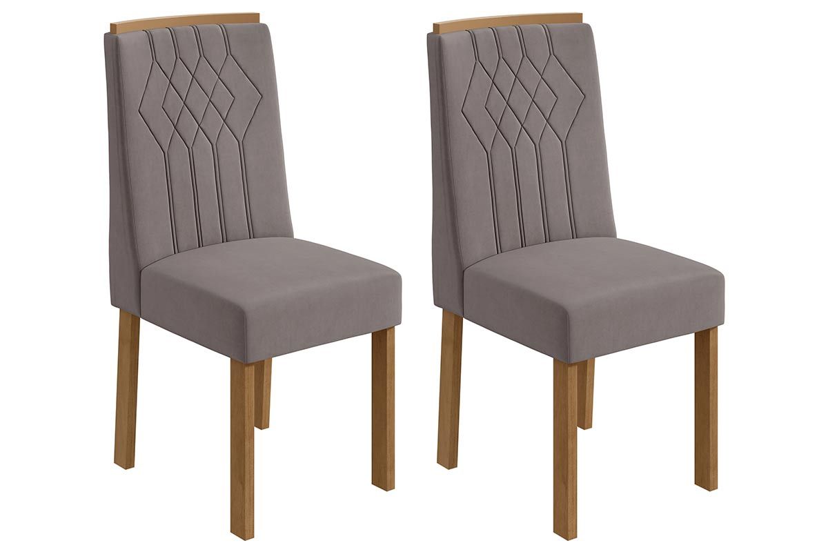 Cadeira Jantar Exclusive Kit 2 Un Lopas