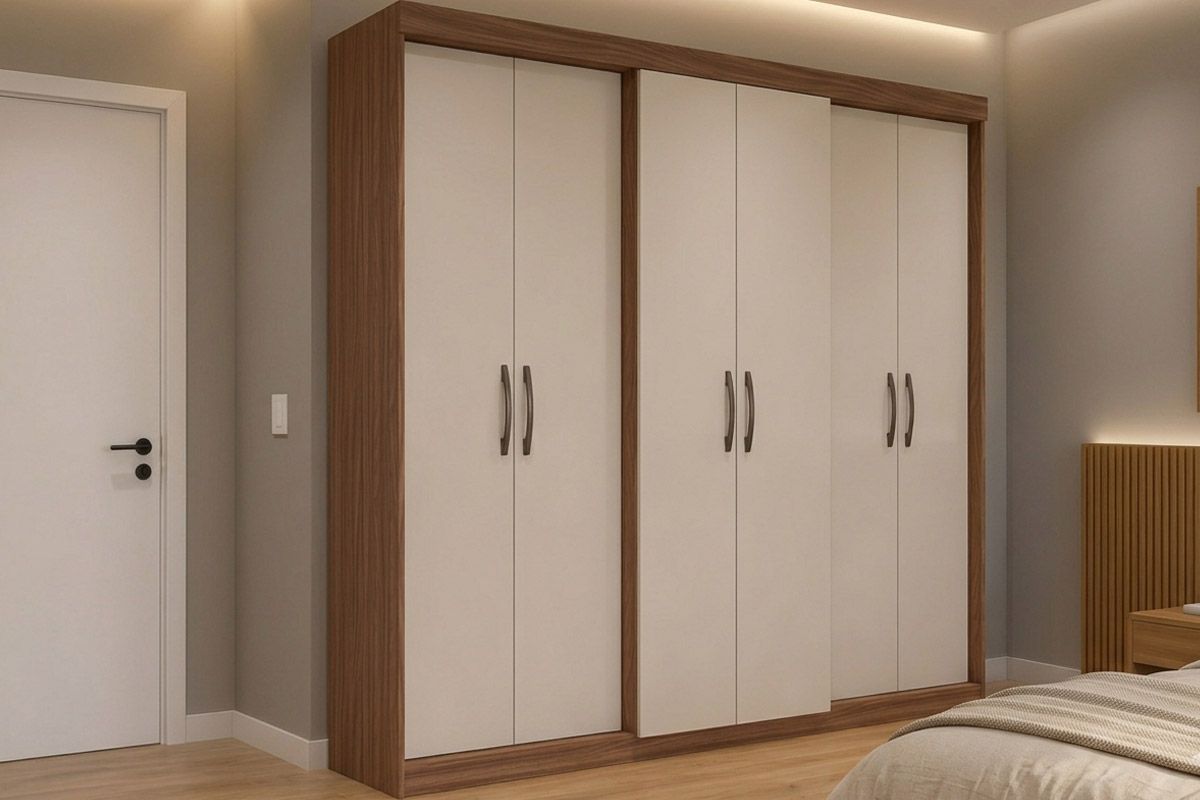 Guarda Roupa Casal 6 Portas e 2 Gavetas PH1675 Herval