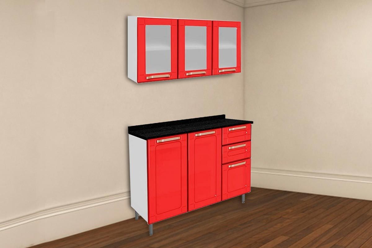 Cozinha Completa Bertolini 2 Peças Aço Colors C2P18