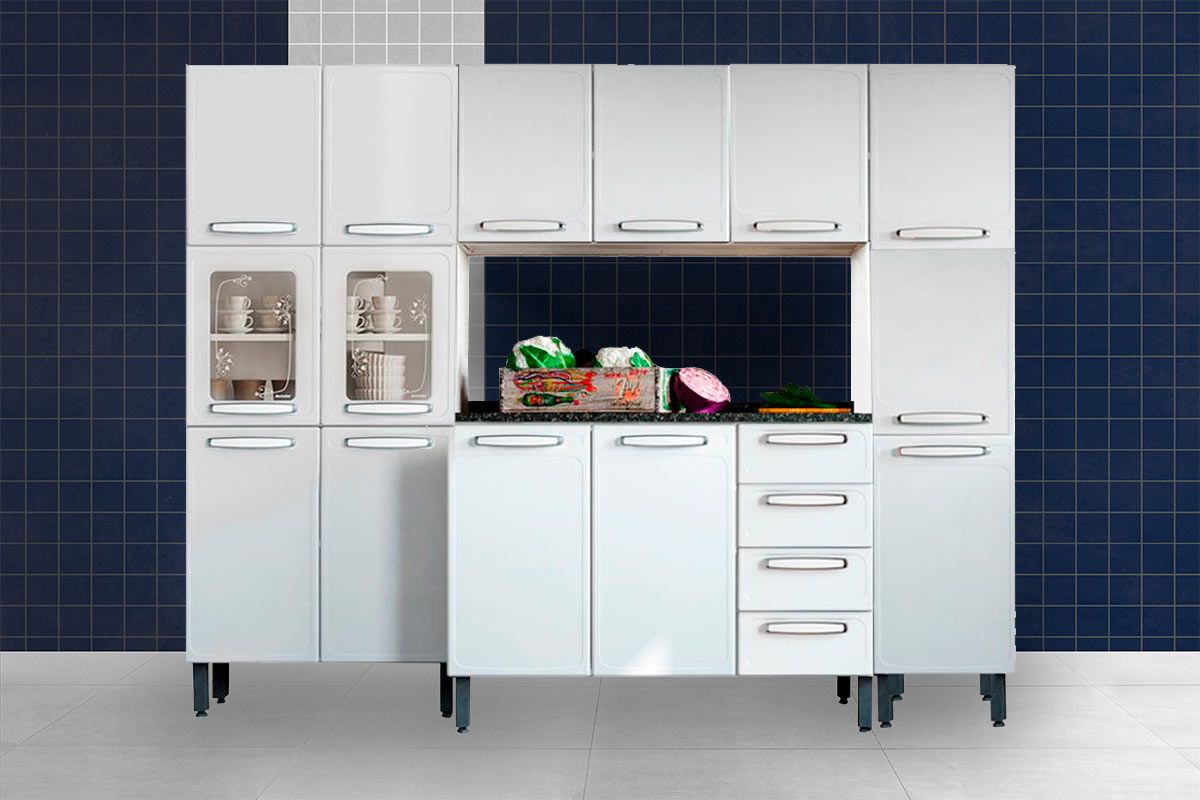Cozinha Completa Bertolini 4 Peças Aço Evidence C4P43
