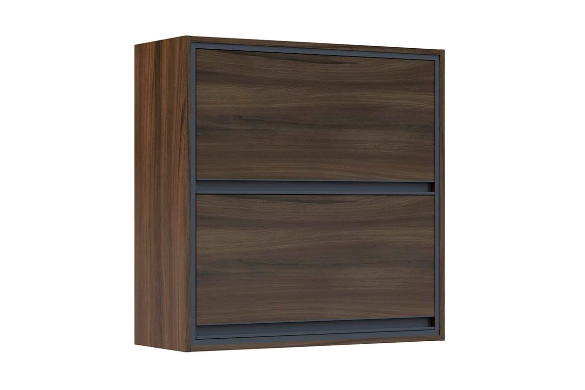 Armário Aéreo Cozinha Telasul Thela Canela c/2 Portas 80cm