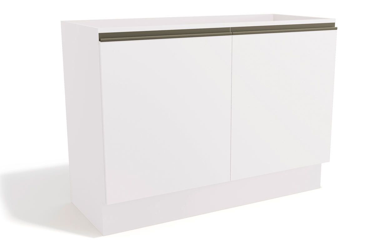 Balcão Cozinha Kappesberg Maxxi G745 c/2 Portas s/Tampo 120cm Nogal