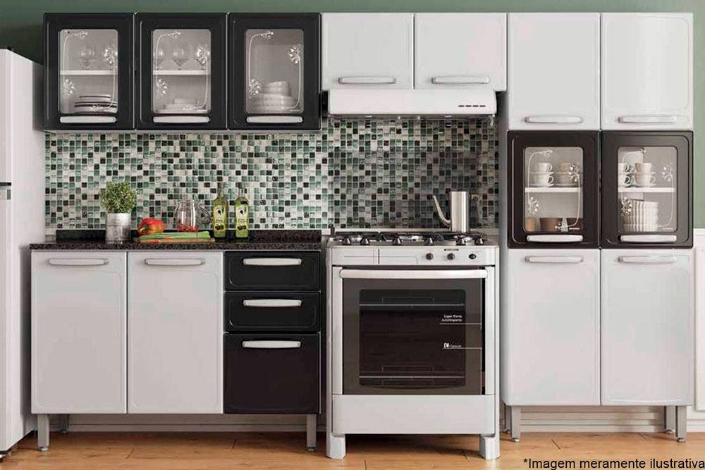 Cozinha Completa Bertolini 4 Peças Aço Evidence C4P56