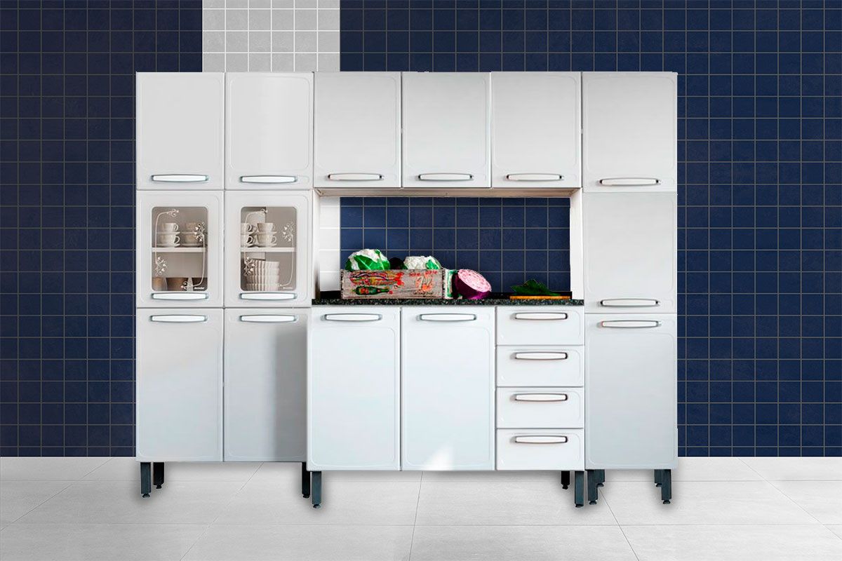 Cozinha Completa Bertolini 4 Peças Aço Evidence C4P53