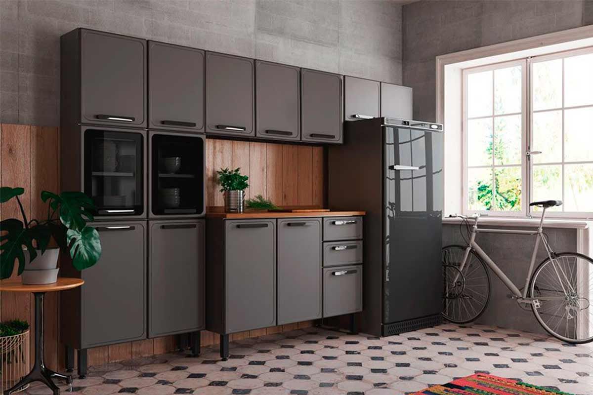 Cozinha Completa Bertolini 4 Peças Aço Estilo C4P104