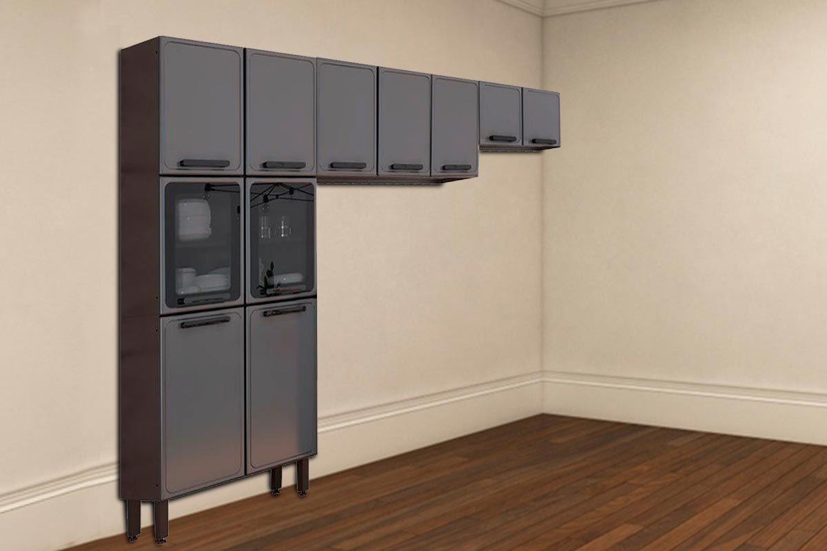 Cozinha Completa Bertolini 3 Peças Aço Estilo CPT92