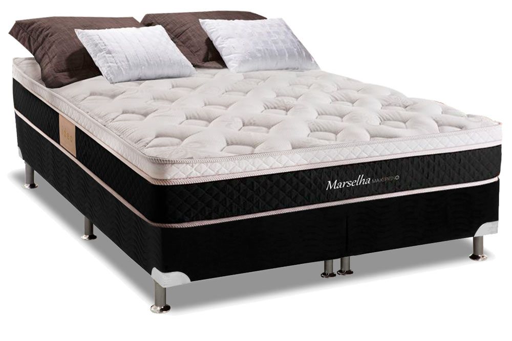 Cama Box CRC +Colchão Molas Marselha Herval