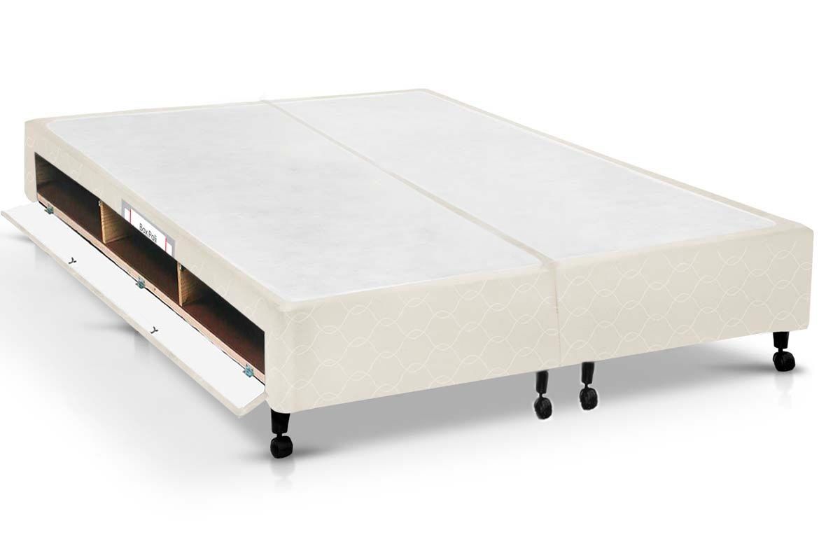 Cama Box Closet King Castor Poli Tecido Clean 193x203x27