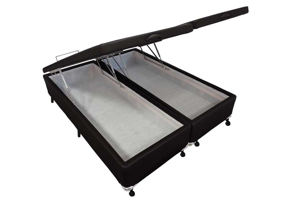 Cama Box Baú Castor Corano Black New
