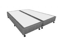 Cama Box Castor Poli Gray
