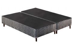 Cama Box Paropas Sommier Gray