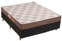 Cama Box Filhão +Colchão Espuma D28 Pérola Polar