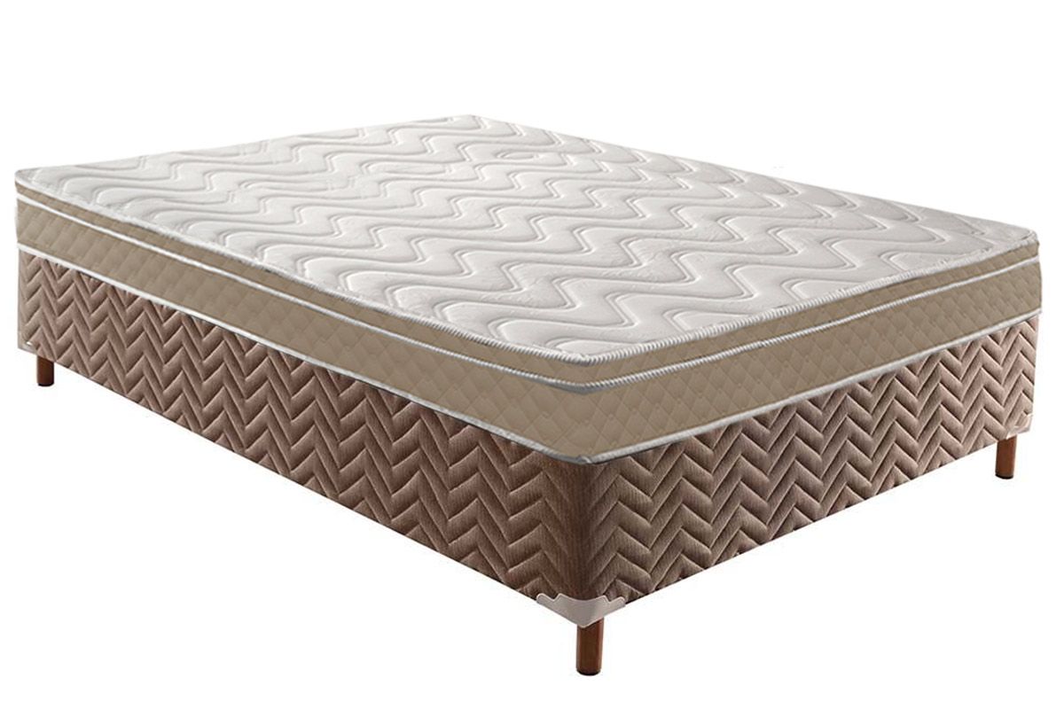 Cama Box Filhão +Colchão Ortopédico Ultra Paropas