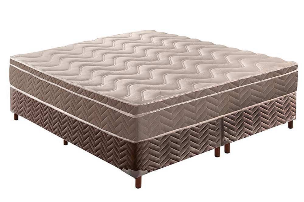 Cama Box CRC +Colchão Ortopédico Ultra Paropas